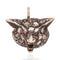 Antique Diamond Fox Charm