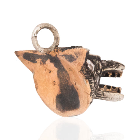 Antique Diamond Fox Charm
