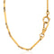 Antique Fancy Box Link Choker Necklace