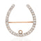 4.00ctw (est) Edwardian Old European Cut Diamond Horseshoe Brooch/Pendant