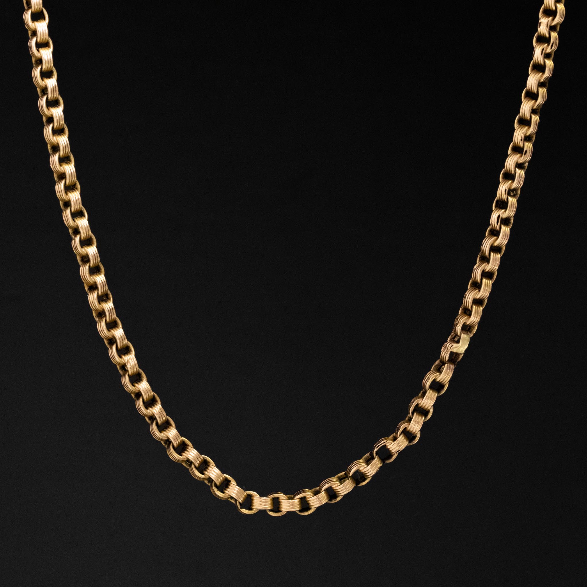 Antique Rolo Chain, 18kt