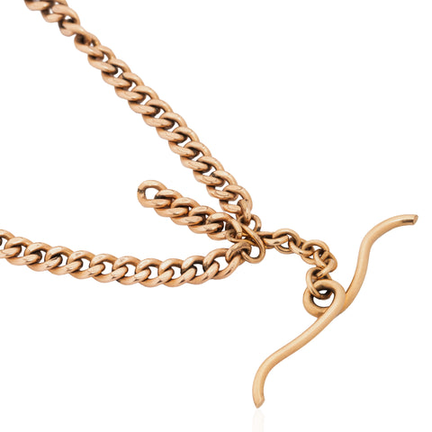 Antique Watch Chain Necklace