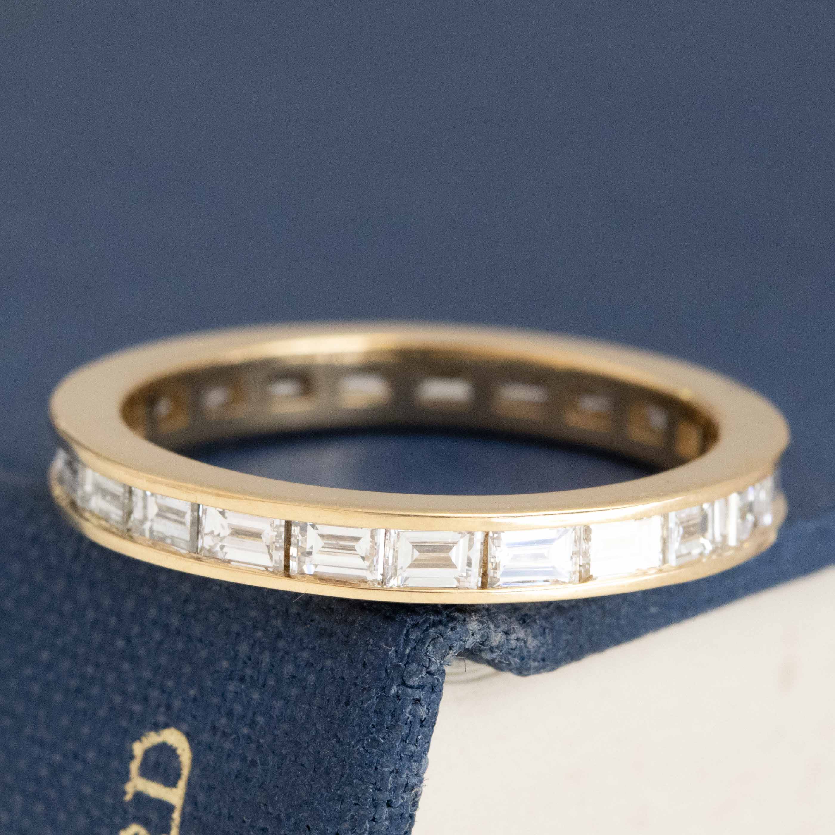 1.47ctw Baguette Cut Diamond Eternity Band