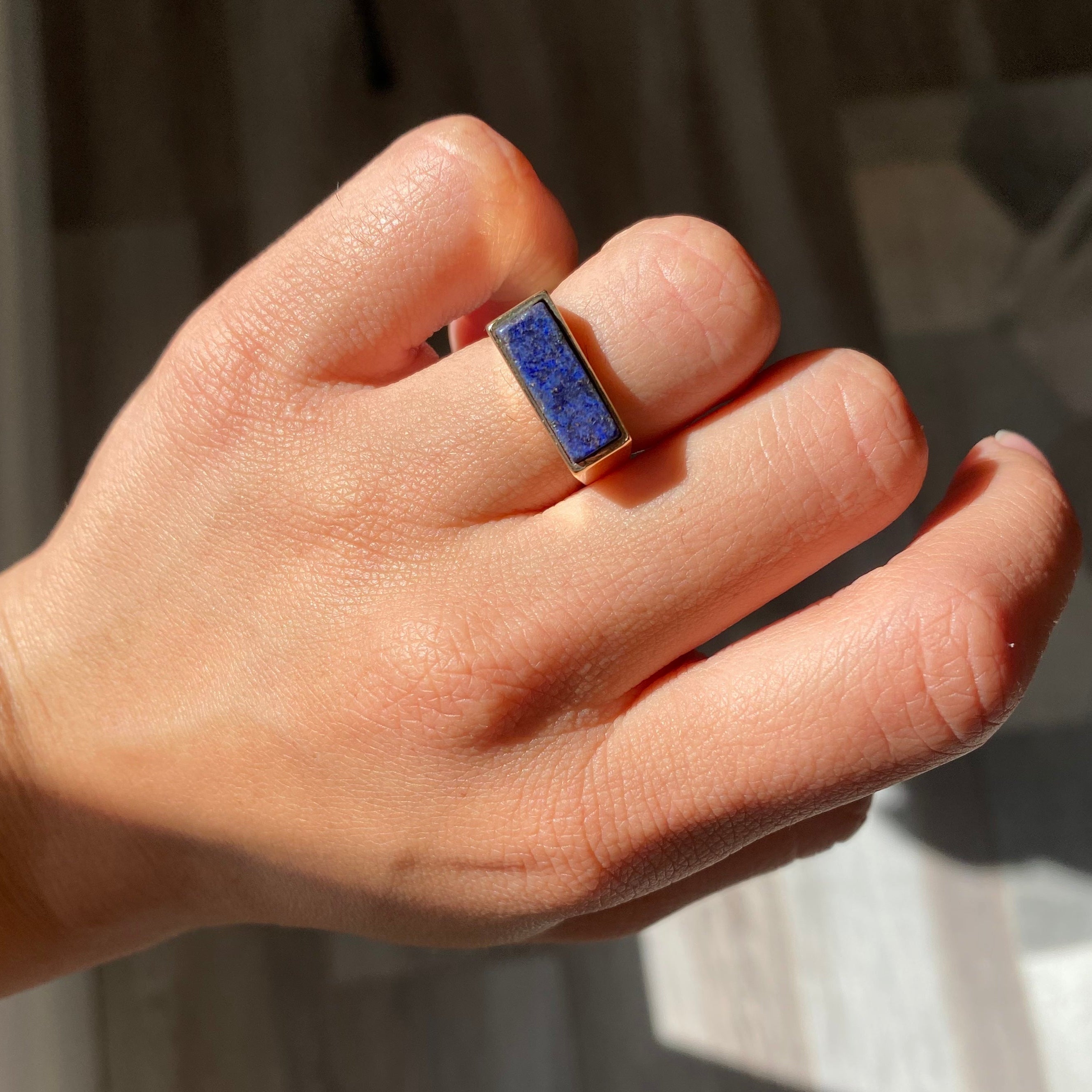 Vintage Lapis Signet Ring, by Tiffany & Co.
