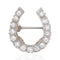 Vintage Diamond Horseshoe Brooch/Pendant