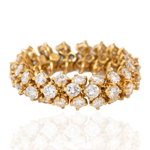 3.00ctw Round Brilliant Cut Diamond Eternity Flexible Band