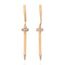 Vintage Diamond Nail Drop Earrings