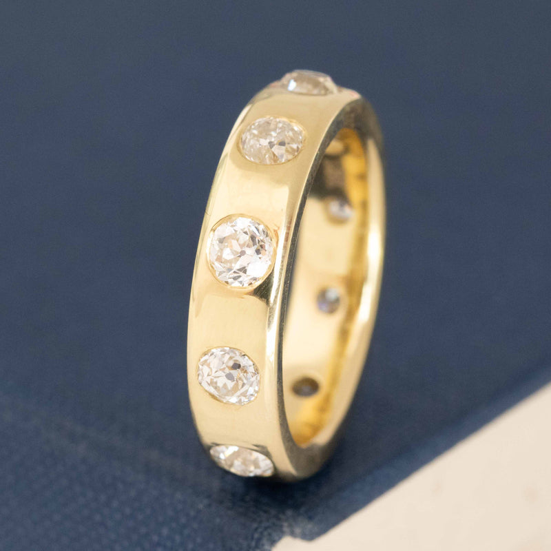 1.95ctw Old European Cut Diamond Scatter Band