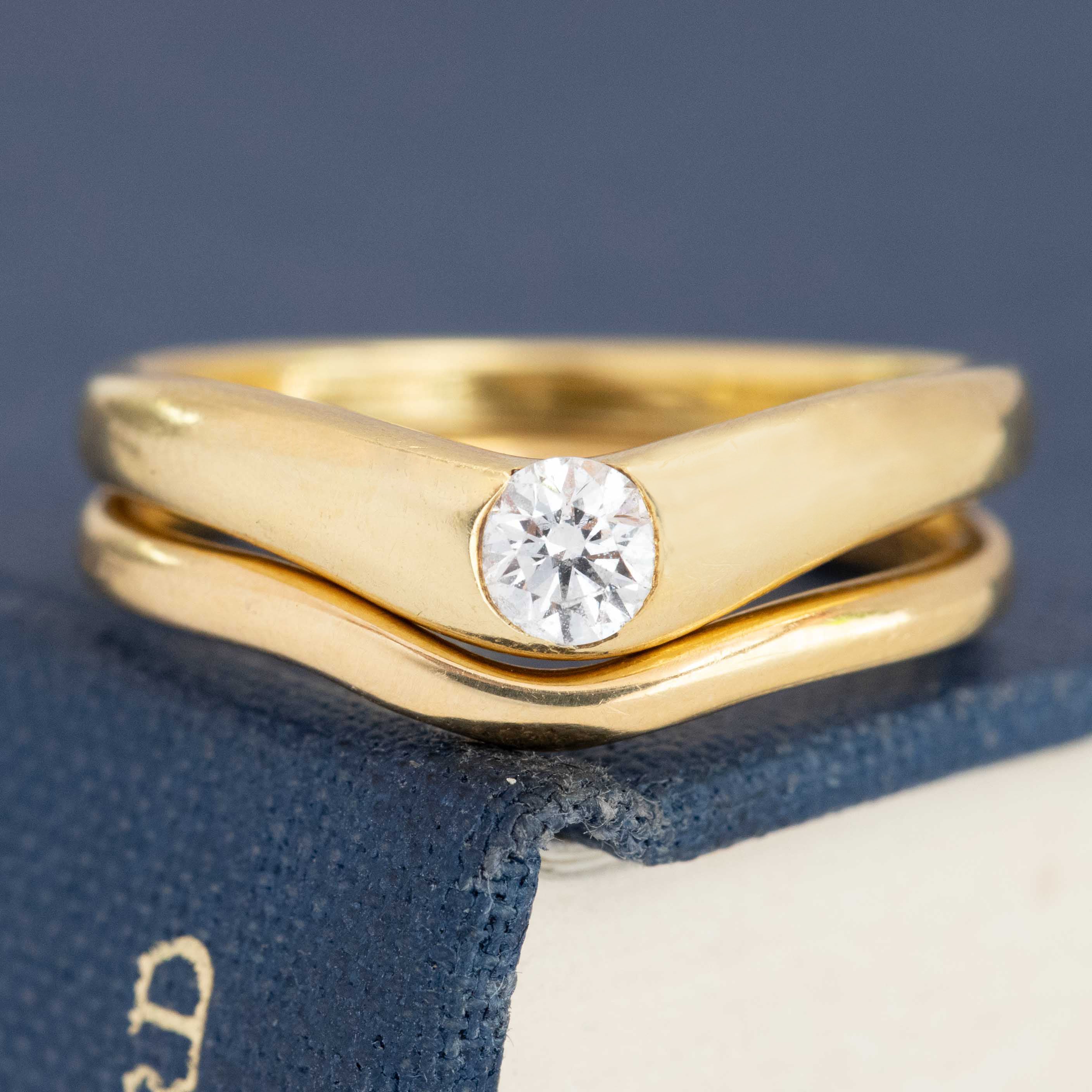 Diamond Wedding Set, by Elsa Peretti for Tiffany & Co.