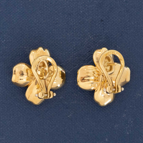 Vintage Dogwood Flower Earrings, by Tiffany & Co.