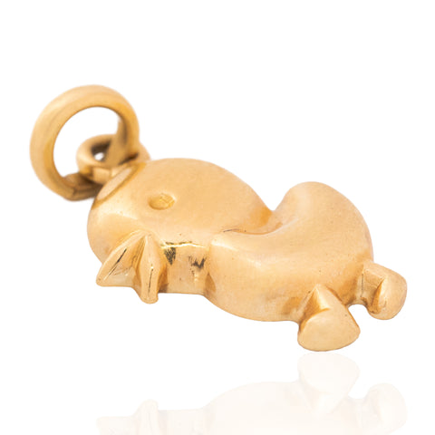 Vintage Duckling Charm, Italian