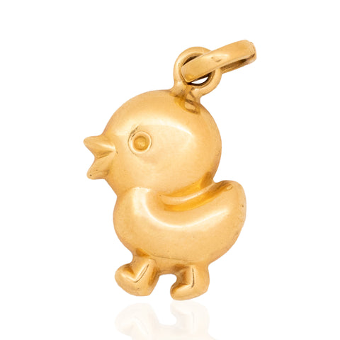 Vintage Duckling Charm, Italian