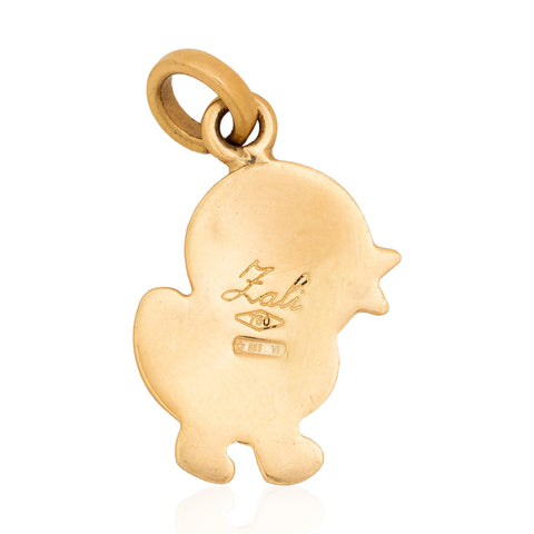 Vintage Duckling Charm, Italian