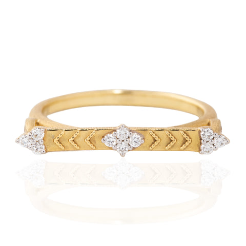 Quad Trio Bar Ring, by Jude Frances