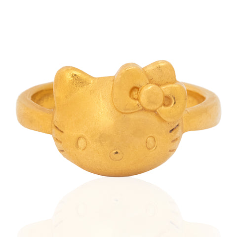 Vintage High Karat Hello Kitty Ring