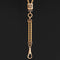 Antique Rope Slider Necklace