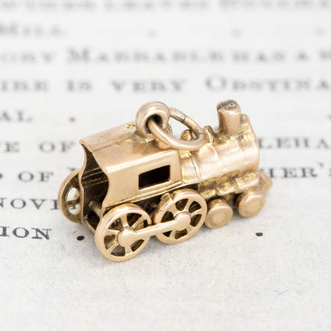 Vintage Train Charm