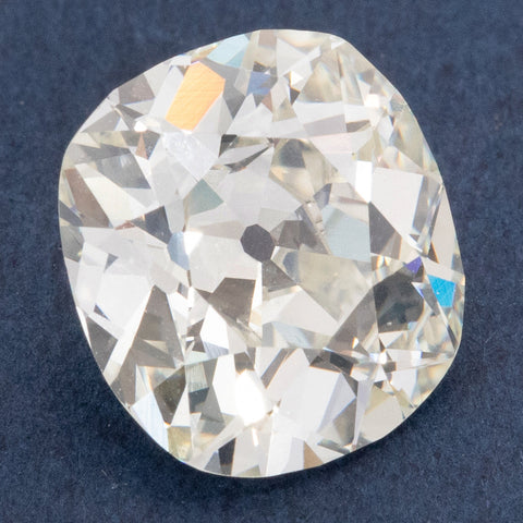 2.47ct Elongated Old Mine Cut Diamond, GIA K VS2