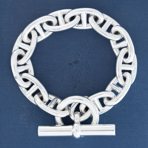 Vintage Jumbo Chaine D'Ancre Toggle Bracelet, by Hermes