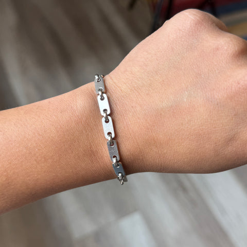 Vintage Fidelity Link Bracelet, by Cartier