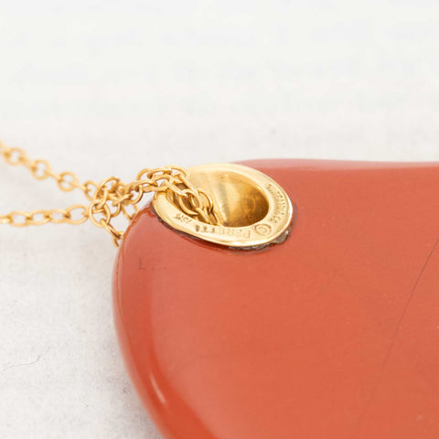 RARE Vintage Jasper Touch Stone Pendant, by Elsa Peretti for Tiffany & Co.