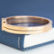 Antique Double Gold Bangle, French
