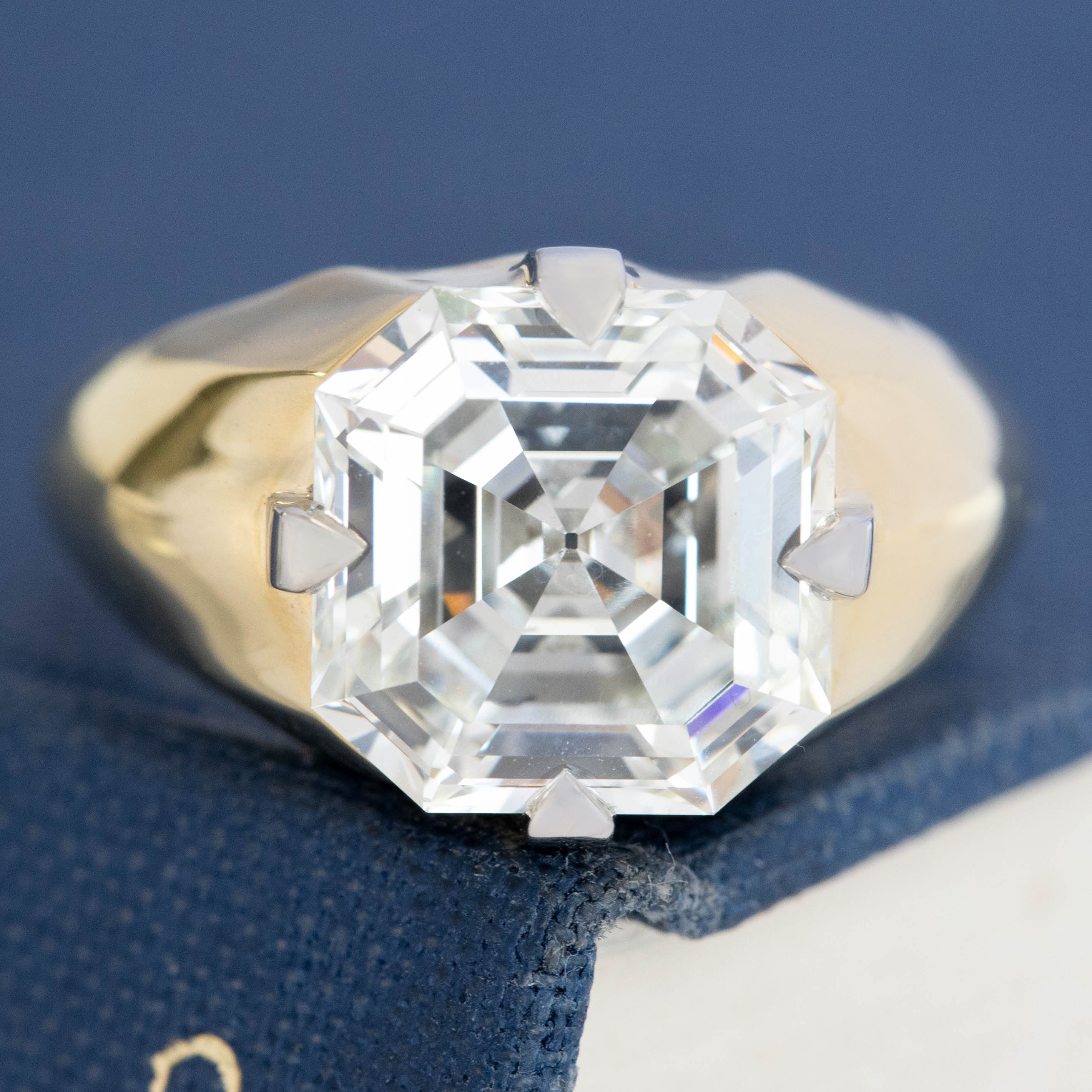 5.04ct Asscher Cut Diamond Solitaire, GIA K VS2