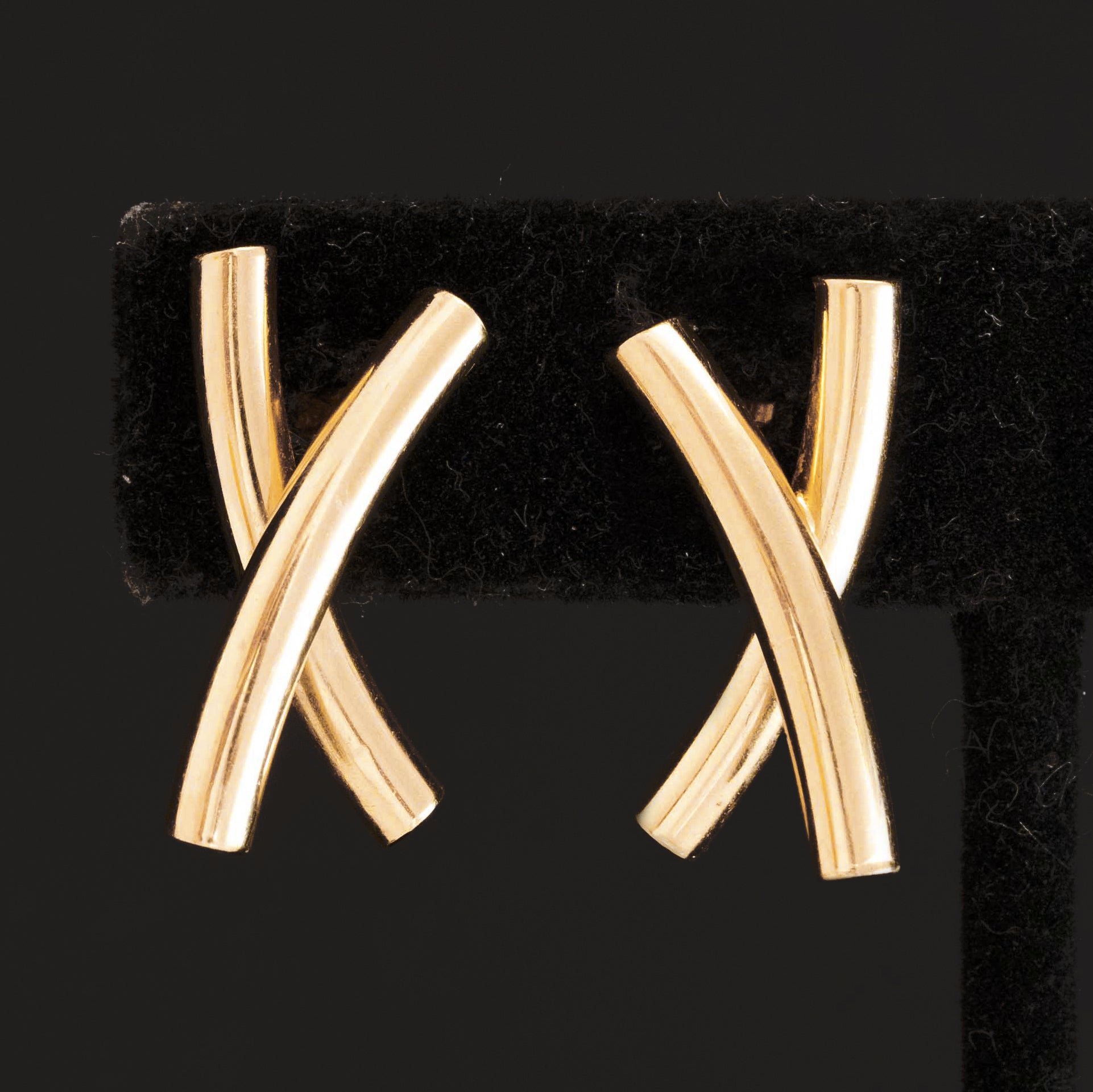 Vintage X Gold Earrings