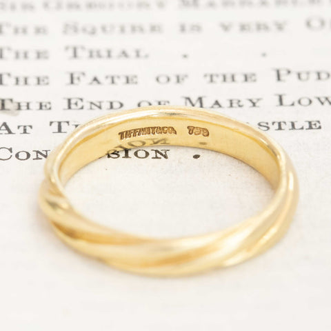 Vintage Twist Wedding Band, by Tiffany & Co.