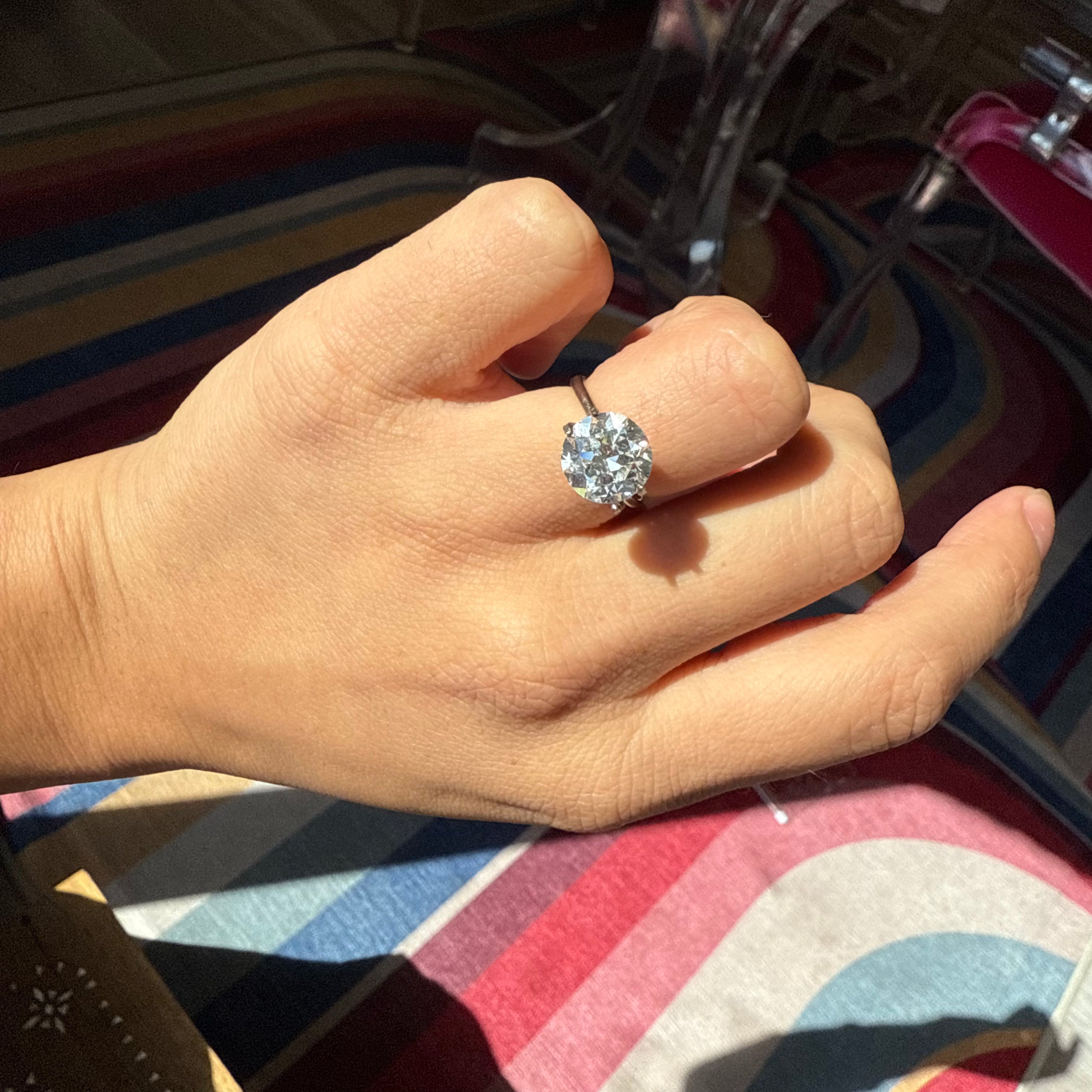3.19ct Transitional Cut Diamond, GIA I