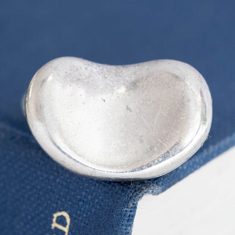 Vintage Silver Bean Ring, by Elsa Peretti for Tiffany & Co.
