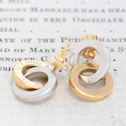 Vintage Double Link Earrings, by Tiffany & Co.