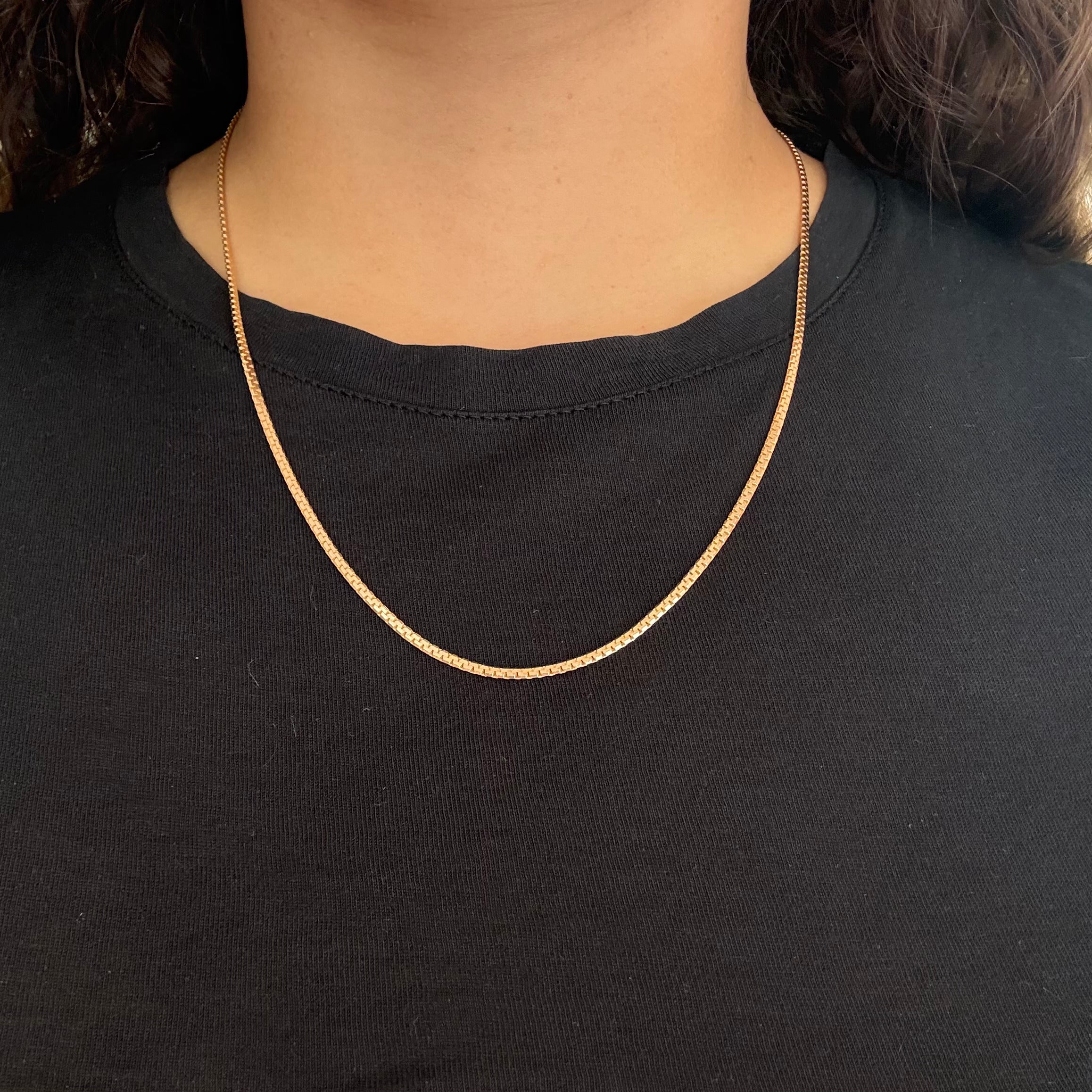 Vintage Serpentine Chain Necklace