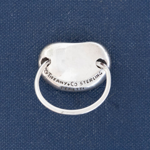 Vintage Silver Bean Ring, by Elsa Peretti for Tiffany & Co.