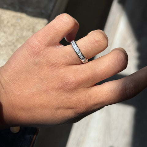 2.28ctw Radiant Cut Diamond Eternity Band