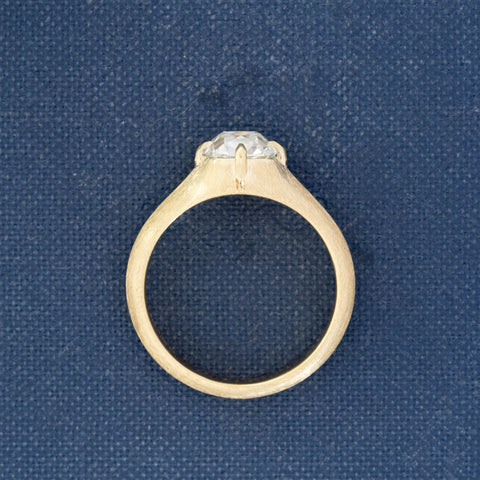 1.32ct Cushion Cut Diamond Solitaire, GIA L SI1