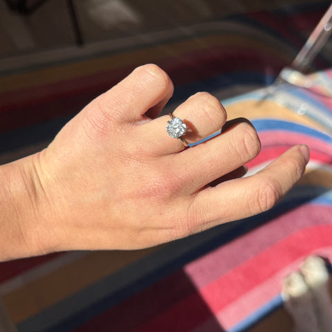 2.52ct Old Mine Cut Diamond, GIA J VS2