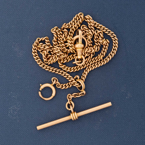 Antique 10kt Watch Chain