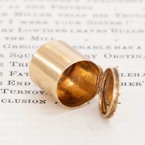 Vintage "For Emergency Only" Can Charm