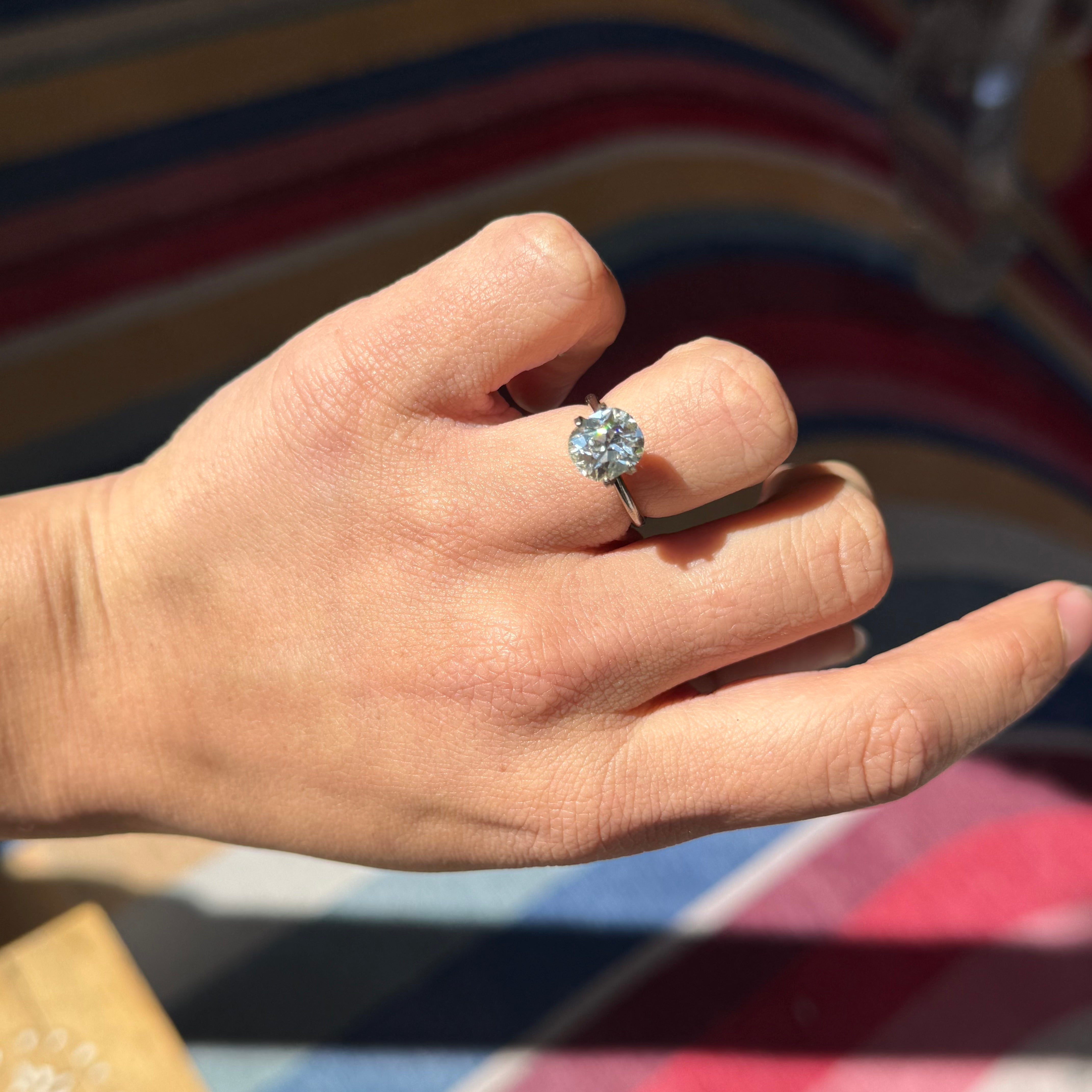 2.15ct Elongated Old Mine Cut Diamond, GIA