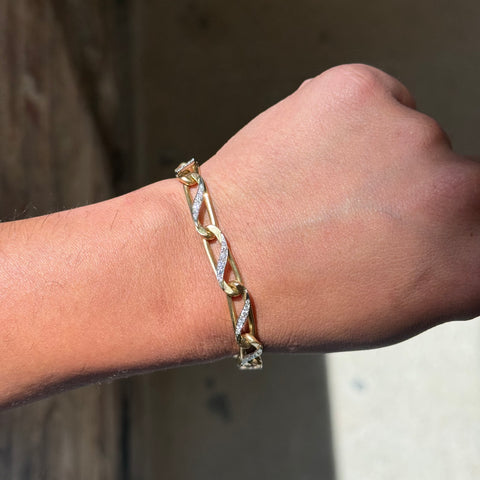 Vintage Diamond Convertible Bracelet/Necklace, by Bvlgari