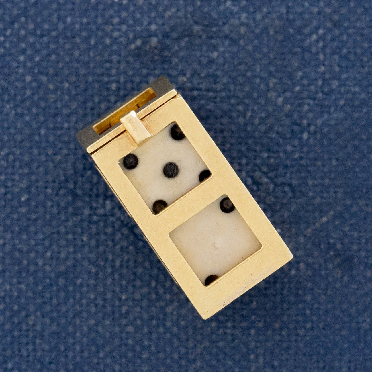 Vintage Die Cage Charm