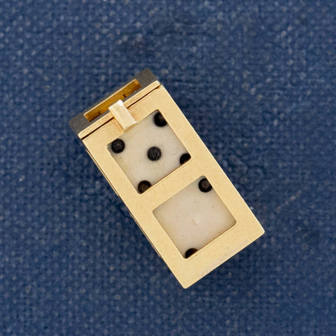 Vintage Die Cage Charm