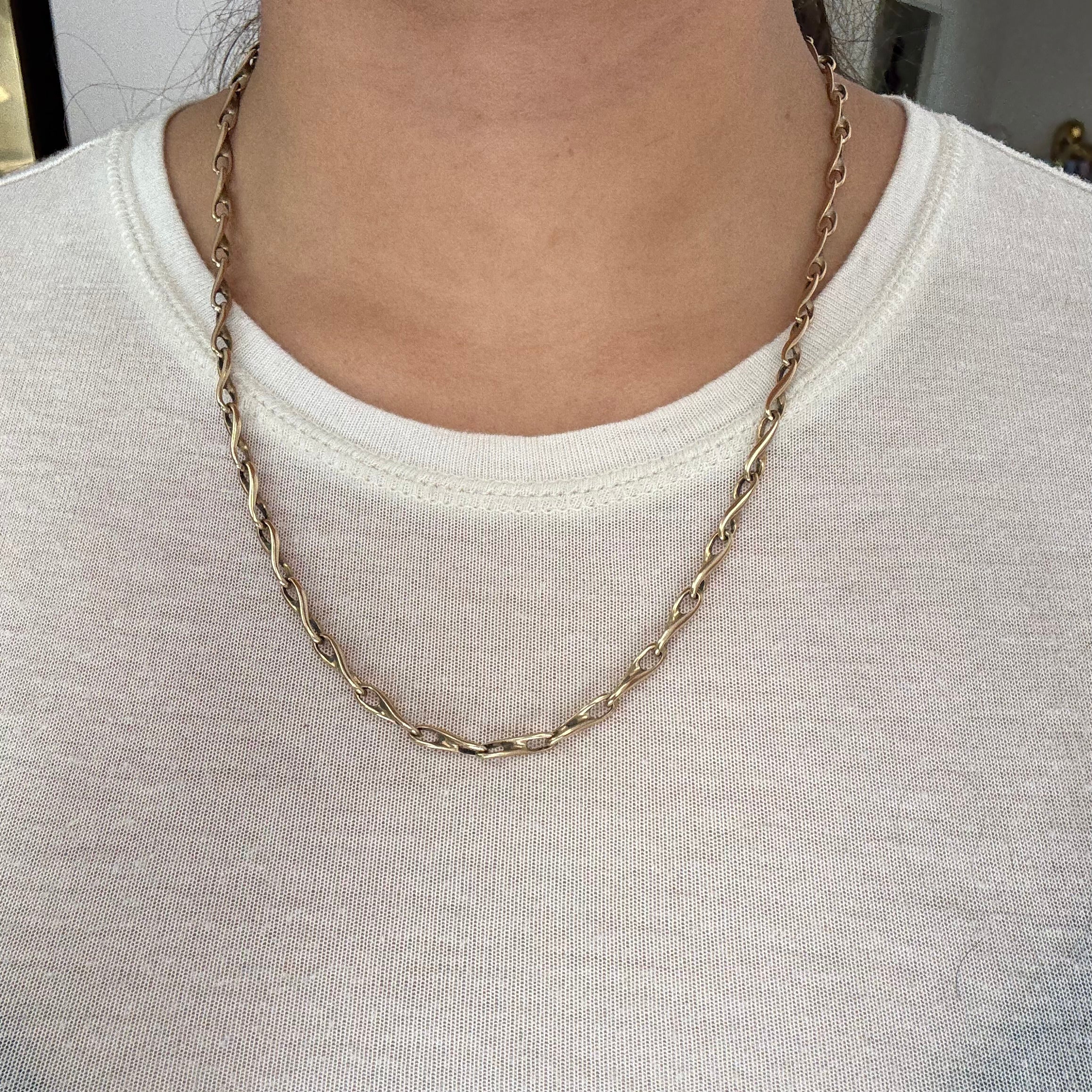Vintage Fancy Link Chain, 20"