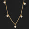 1.30ctw Heart Cut Diamond Bezel Station Necklace