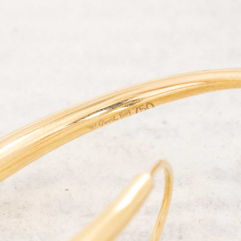 Baroque Hoop Earrings, by Michael Good