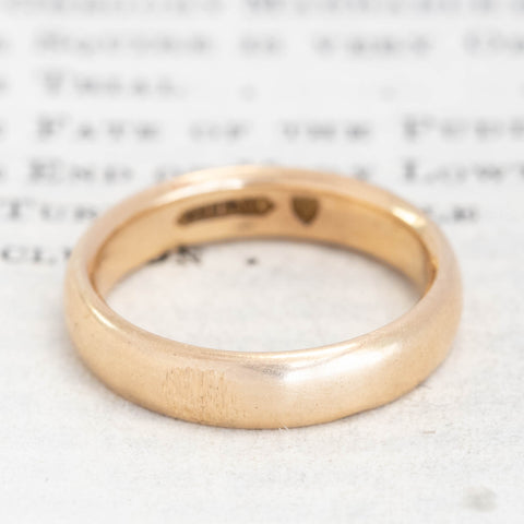 Antique Wedding Band, 4mm