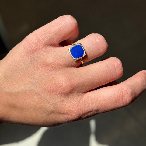 Vintage Lapis Ring, by Dinh Van