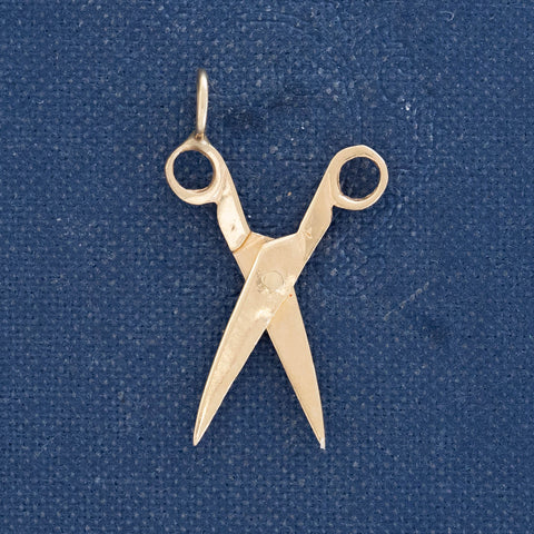 Vintage Articulating Scissors Charm