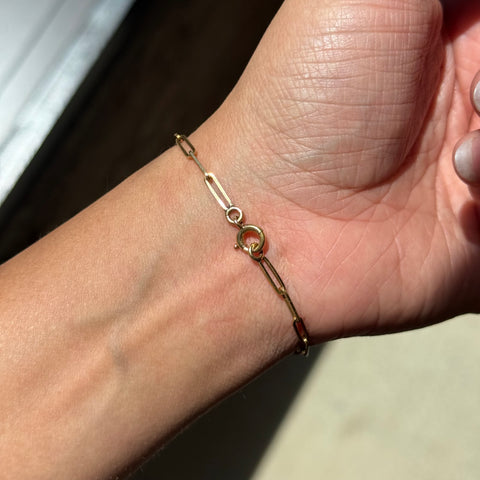 RARE Vintage "L" Name Plate Bracelet, by Dinh Van for Cartier